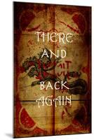 There And Back Again 2-null-Mounted Standard Poster