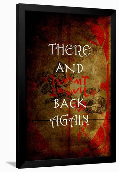 There And Back Again 4-null-Framed Poster