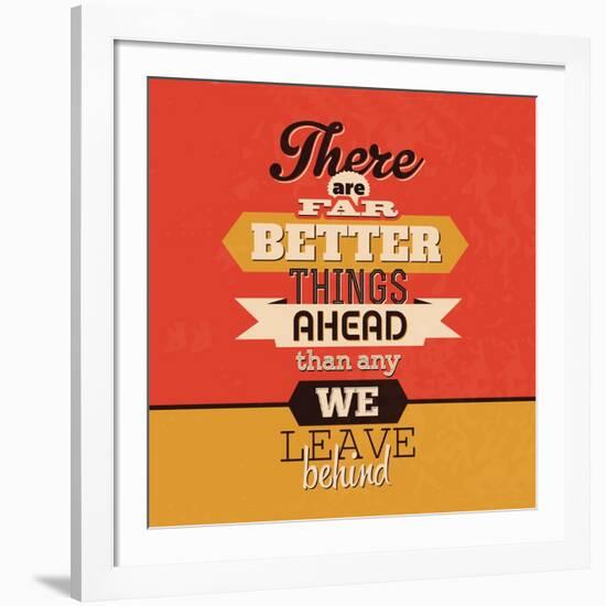 There are Far Better Things Ahead-Lorand Okos-Framed Art Print