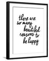 There Are So Many Beautiful Reasons To Be Happy-Brett Wilson-Framed Art Print