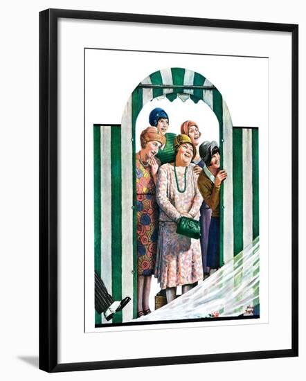 "There Goes the Bride,"October 12, 1929-Alan Foster-Framed Giclee Print