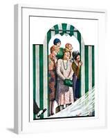 "There Goes the Bride,"October 12, 1929-Alan Foster-Framed Giclee Print