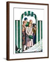 "There Goes the Bride,"October 12, 1929-Alan Foster-Framed Giclee Print