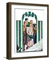 "There Goes the Bride,"October 12, 1929-Alan Foster-Framed Giclee Print