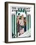 "There Goes the Bride," Saturday Evening Post Cover, October 12, 1929-Alan Foster-Framed Giclee Print