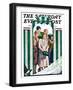 "There Goes the Bride," Saturday Evening Post Cover, October 12, 1929-Alan Foster-Framed Giclee Print