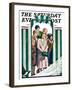 "There Goes the Bride," Saturday Evening Post Cover, October 12, 1929-Alan Foster-Framed Giclee Print