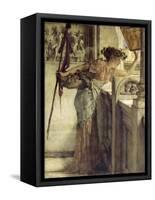 'There He Is!', 1875-Sir Lawrence Alma-Tadema-Framed Stretched Canvas