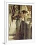 'There He Is!', 1875-Sir Lawrence Alma-Tadema-Framed Giclee Print