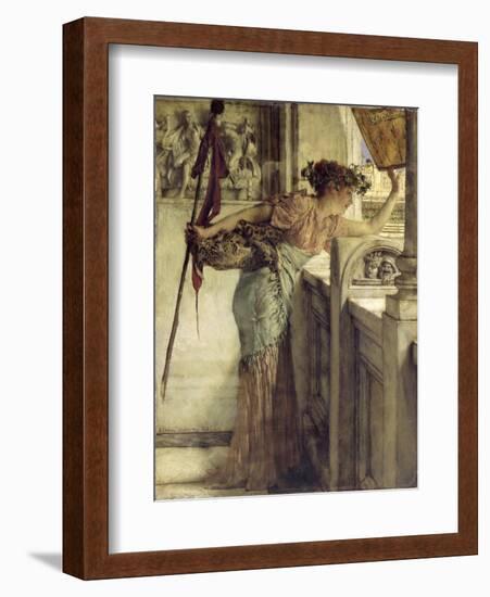 'There He Is!', 1875-Sir Lawrence Alma-Tadema-Framed Giclee Print
