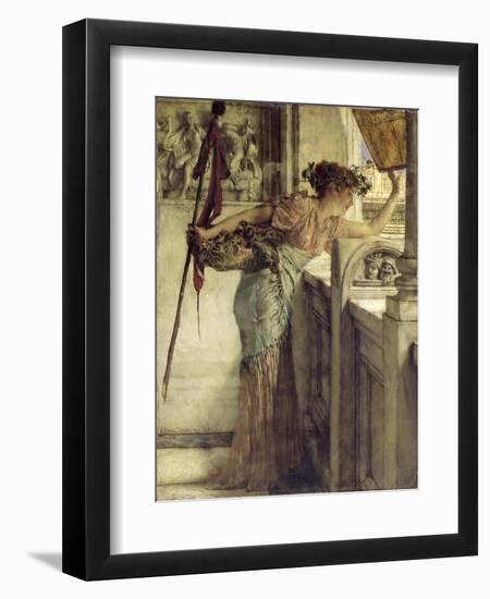 'There He Is!', 1875-Sir Lawrence Alma-Tadema-Framed Giclee Print