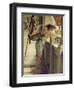 'There He Is!', 1875-Sir Lawrence Alma-Tadema-Framed Giclee Print