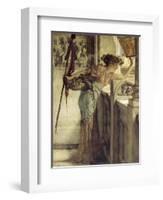 'There He Is!', 1875-Sir Lawrence Alma-Tadema-Framed Giclee Print