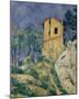 There House with Cracked Walls, 1892-1894-Paul Cézanne-Mounted Art Print