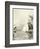 There Is a Tide in the Affairs of Men'-William Lionel Wyllie-Framed Giclee Print