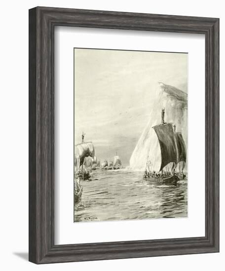 There Is a Tide in the Affairs of Men'-William Lionel Wyllie-Framed Giclee Print