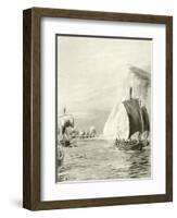 There Is a Tide in the Affairs of Men'-William Lionel Wyllie-Framed Giclee Print