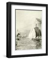 There Is a Tide in the Affairs of Men'-William Lionel Wyllie-Framed Giclee Print