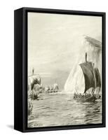 There Is a Tide in the Affairs of Men'-William Lionel Wyllie-Framed Stretched Canvas