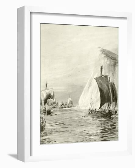 There Is a Tide in the Affairs of Men'-William Lionel Wyllie-Framed Giclee Print