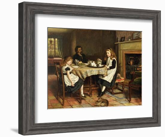 There Is No Fireside, 1874-George Goodwin Kilburne-Framed Giclee Print