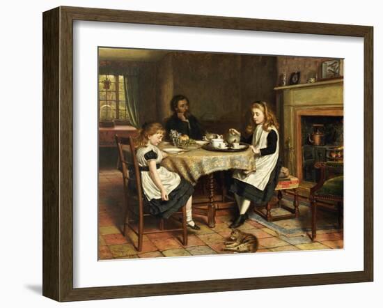 There Is No Fireside, 1874-George Goodwin Kilburne-Framed Giclee Print