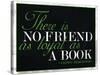 There Is No Friend as Loyal as a Book Hemingway Quote-null-Stretched Canvas