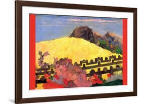 There Is the Temple-Paul Gauguin-Framed Premium Giclee Print