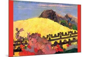 There Is the Temple-Paul Gauguin-Mounted Premium Giclee Print