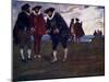 There Is Time to Finish the Game and Beat the Spaniards Too, Said Drake, 1588-AS Forrest-Mounted Giclee Print