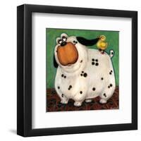 There's a Duck in my Ear-Kourosh-Framed Art Print