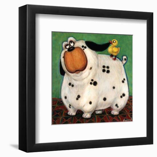 There's a Duck in my Ear-Kourosh-Framed Art Print