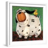 There's a Duck in My Ear-Kourosh-Framed Art Print