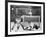 There's a Goal Mouth Scramble During This Game of Ice Hockey-null-Framed Photographic Print