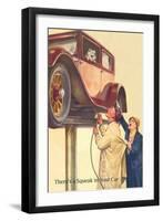 There's a Squeak in Your Car-null-Framed Art Print