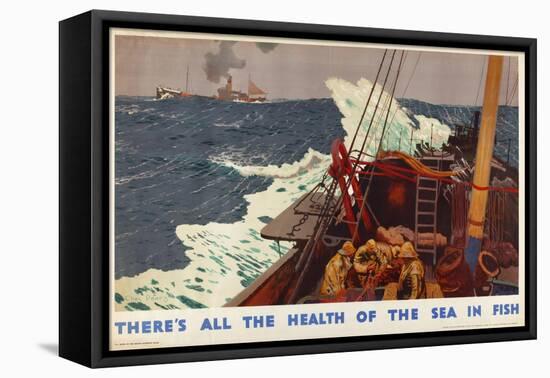 There's All the Health of the Sea in Fish, from the Series 'Caught by British Fishermen'-Charles Pears-Framed Stretched Canvas