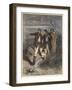 There?S Been a Landslip, Said David, Hoarsely. I Got Nearly Dragged in Myself (Colour Litho)-Dudley Hardy-Framed Giclee Print