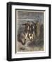 There?S Been a Landslip, Said David, Hoarsely. I Got Nearly Dragged in Myself (Colour Litho)-Dudley Hardy-Framed Giclee Print