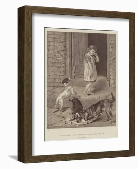 There's Many a Slip Between the Cup and the Lip-Briton Riviere-Framed Giclee Print