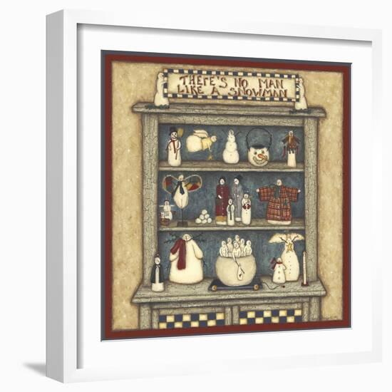 There's No Man Like a Snowman-Robin Betterley-Framed Giclee Print