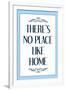 There's No Place Like Home Wizard of Oz Movie Quote-null-Framed Art Print