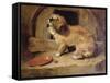 There's No Place Like Home-Edwin Henry Landseer-Framed Stretched Canvas