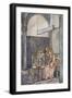There sat the three maidens with the Queen', c1910-Stephen Reid-Framed Giclee Print