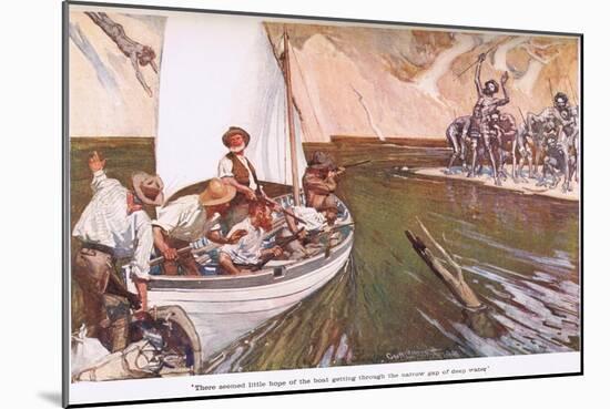 There Seemed Little Hope-George Washington Lambert-Mounted Giclee Print