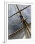 There She Blows Cry of a Whaling Ship Lookout Sighting a Whale, 1800s-null-Framed Giclee Print