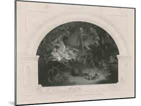 "There Sleeps Titania", from the Midsummer Night's Dream-Robert Huskisson-Mounted Giclee Print