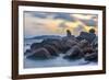 There Ta and There Yai Rocks, Grand of Rock, Lamai Beach, Island Ko Samui, Thailand, Asia-P. Widmann-Framed Photographic Print