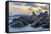 There Ta and There Yai Rocks, Grand of Rock, Lamai Beach, Island Ko Samui, Thailand, Asia-P. Widmann-Framed Stretched Canvas