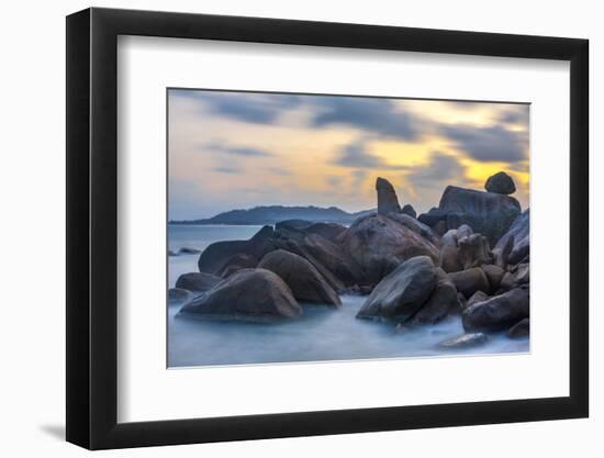 There Ta and There Yai Rocks, Grand of Rock, Lamai Beach, Island Ko Samui, Thailand, Asia-P. Widmann-Framed Photographic Print