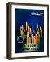 There Today, Home Tonight', Advertisement for Twa, the Transcontinental Airlines-null-Framed Giclee Print